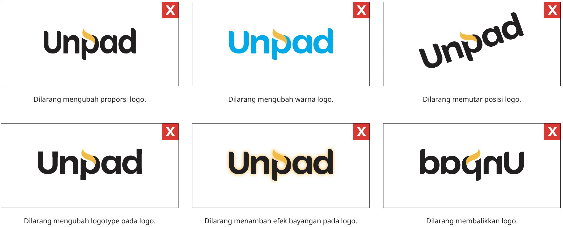 Larangan Penerapan Logo 1