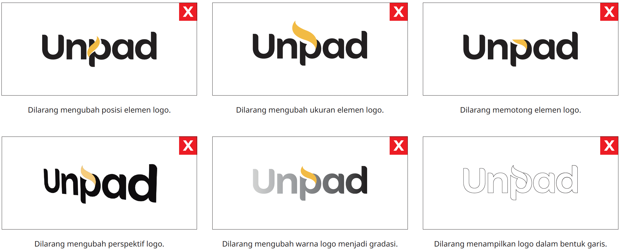 Larangan Penerapan Logo 2