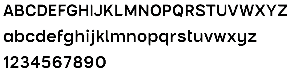 Font Unpad Sans Reguler